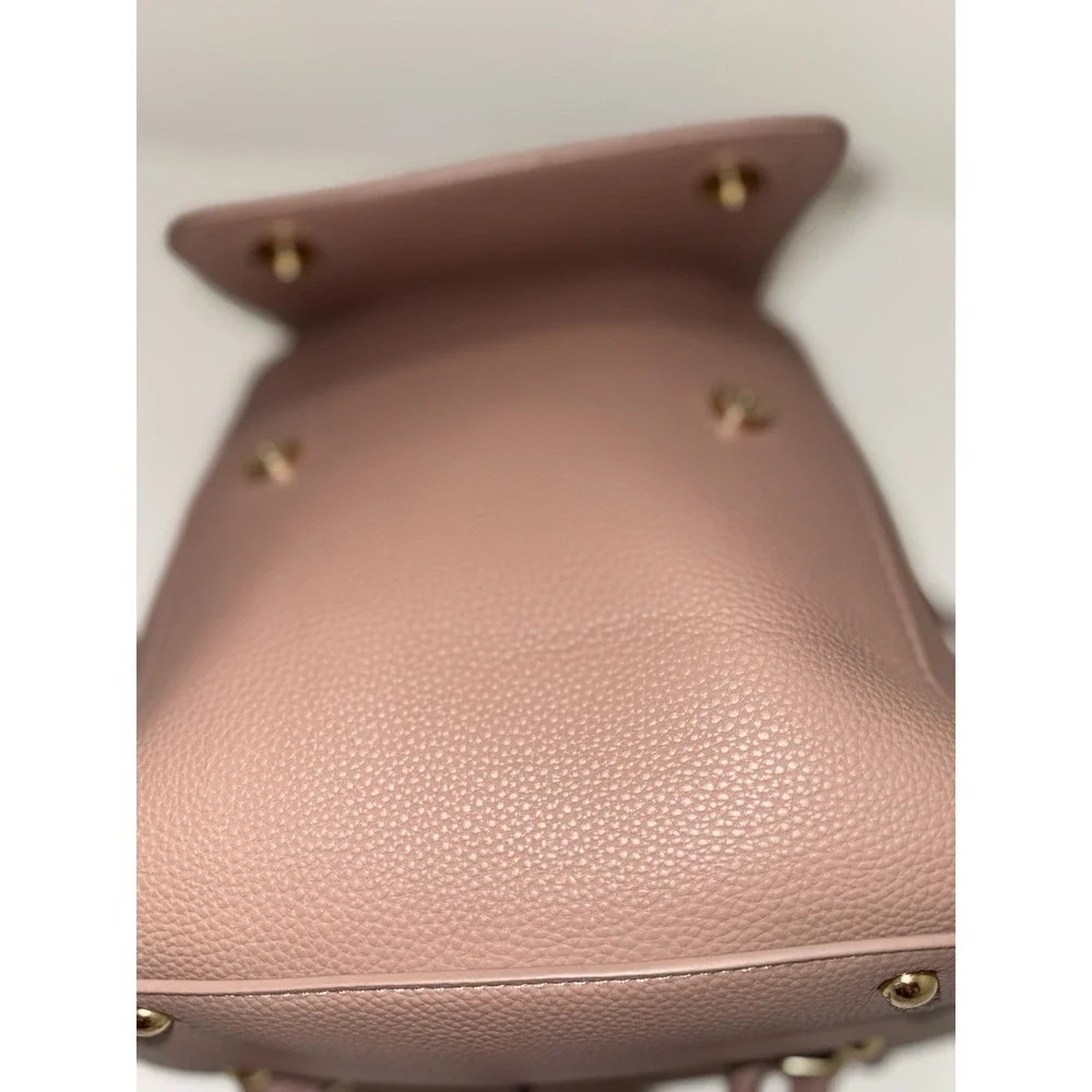 Miztique Daisy Convertible Backpack Purse mauve/dusty rose color vegan leather